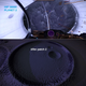 Up top, some nice detail inside a crater. Below, almost no detail.
